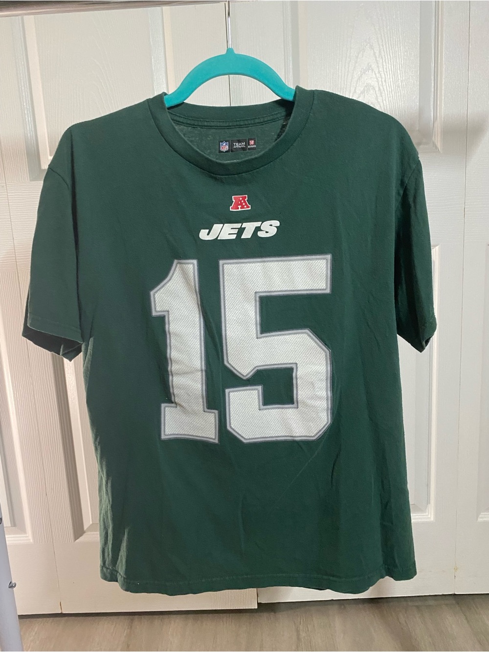 New York Jets Tim Tebow #15 Green NFL Tee